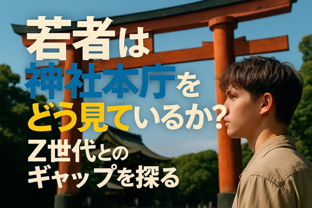 若者は神社本庁をどう見ているか？Z世代とのギャップを探る